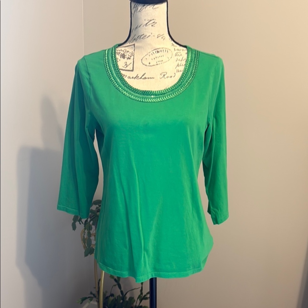 Coldwater Creek Green Women's Top - M​​
